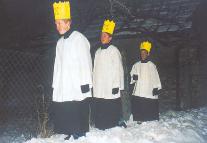 Tři králové při obchůzce